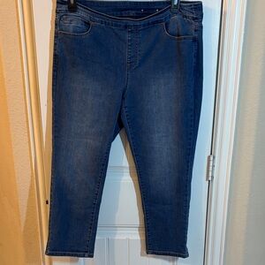 Westbound Women's Cropped Jeans in Deep Blue